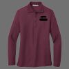 Ladies Silk Touch Long Sleeve Polo Thumbnail