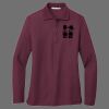 Ladies Silk Touch Long Sleeve Polo Thumbnail