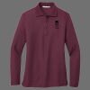Ladies Silk Touch Long Sleeve Polo Thumbnail