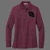 Ladies Silk Touch Long Sleeve Polo Thumbnail