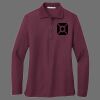 Ladies Silk Touch Long Sleeve Polo Thumbnail