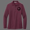 Ladies Silk Touch Long Sleeve Polo Thumbnail