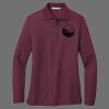 Ladies Silk Touch Long Sleeve Polo Thumbnail