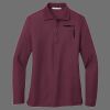 Ladies Silk Touch Long Sleeve Polo Thumbnail