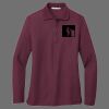 Ladies Silk Touch Long Sleeve Polo Thumbnail