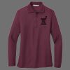 Ladies Silk Touch Long Sleeve Polo Thumbnail