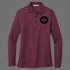 Ladies Silk Touch Long Sleeve Polo Thumbnail