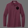 Ladies Silk Touch Long Sleeve Polo Thumbnail