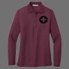Ladies Silk Touch Long Sleeve Polo Thumbnail