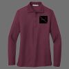 Ladies Silk Touch Long Sleeve Polo Thumbnail