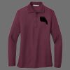 Ladies Silk Touch Long Sleeve Polo Thumbnail
