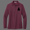 Ladies Silk Touch Long Sleeve Polo Thumbnail