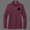 Ladies Silk Touch Long Sleeve Polo Thumbnail