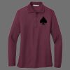 Ladies Silk Touch Long Sleeve Polo Thumbnail