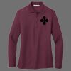 Ladies Silk Touch Long Sleeve Polo Thumbnail