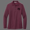 Ladies Silk Touch Long Sleeve Polo Thumbnail