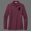 Ladies Silk Touch Long Sleeve Polo Thumbnail