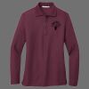 Ladies Silk Touch Long Sleeve Polo Thumbnail