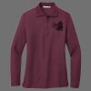 Ladies Silk Touch Long Sleeve Polo Thumbnail