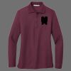 Ladies Silk Touch Long Sleeve Polo Thumbnail