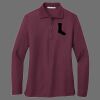 Ladies Silk Touch Long Sleeve Polo Thumbnail