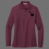 Ladies Silk Touch Long Sleeve Polo Thumbnail