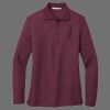Ladies Silk Touch Long Sleeve Polo Thumbnail