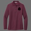Ladies Silk Touch Long Sleeve Polo Thumbnail