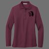 Ladies Silk Touch Long Sleeve Polo Thumbnail
