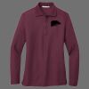 Ladies Silk Touch Long Sleeve Polo Thumbnail