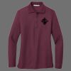 Ladies Silk Touch Long Sleeve Polo Thumbnail