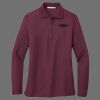 Ladies Silk Touch Long Sleeve Polo Thumbnail