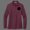Ladies Silk Touch Long Sleeve Polo Thumbnail
