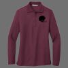 Ladies Silk Touch Long Sleeve Polo Thumbnail