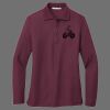 Ladies Silk Touch Long Sleeve Polo Thumbnail