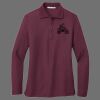 Ladies Silk Touch Long Sleeve Polo Thumbnail