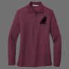 Ladies Silk Touch Long Sleeve Polo Thumbnail