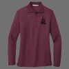 Ladies Silk Touch Long Sleeve Polo Thumbnail
