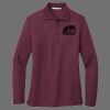 Ladies Silk Touch Long Sleeve Polo Thumbnail