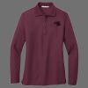 Ladies Silk Touch Long Sleeve Polo Thumbnail