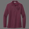 Ladies Silk Touch Long Sleeve Polo Thumbnail