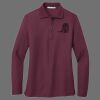 Ladies Silk Touch Long Sleeve Polo Thumbnail