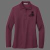 Ladies Silk Touch Long Sleeve Polo Thumbnail