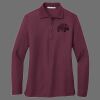 Ladies Silk Touch Long Sleeve Polo Thumbnail