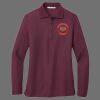 Ladies Silk Touch Long Sleeve Polo Thumbnail