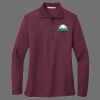 Ladies Silk Touch Long Sleeve Polo Thumbnail