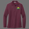 Ladies Silk Touch Long Sleeve Polo Thumbnail