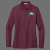 Ladies Silk Touch Long Sleeve Polo Thumbnail