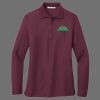Ladies Silk Touch Long Sleeve Polo Thumbnail