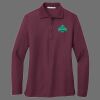 Ladies Silk Touch Long Sleeve Polo Thumbnail